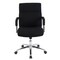 Global Industrial High Back Fabric Task Chair, Black, Fixed Arms, High Back 695622BK - alternate 8